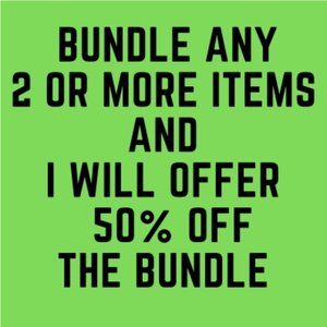 Bundle and Save 50%
